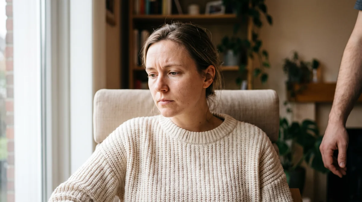 Kobieta na sesji terapeutycznej słucha uważnie, psychoterapia dla każdego